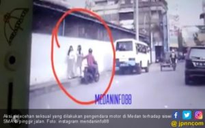 Polisi Ciduk Pria Bermotor Peremas Payudara Para Siswi