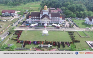 Dihadiri Ribuan PNS dan Undangan, Begini Suasana Upacara HUT Aceh Jaya ke-16