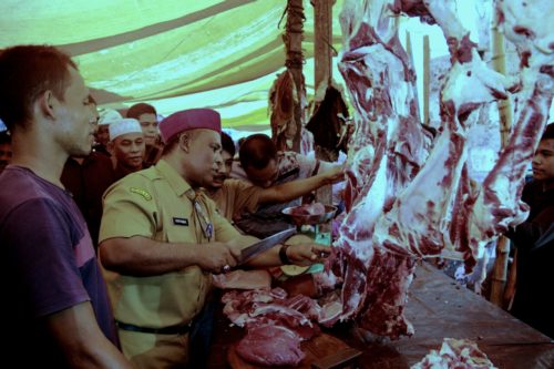 Ini Lokasi Penjualan Daging Meugang di Pidie