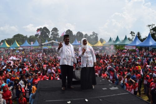 HAMAS Kampanye, Ribuan Massa Padati Lapangan Pegayo