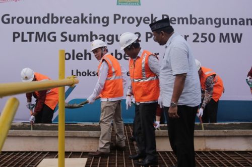 Irwandi Resmikan Pembangunan PLTMG Kapasitas 250 MW