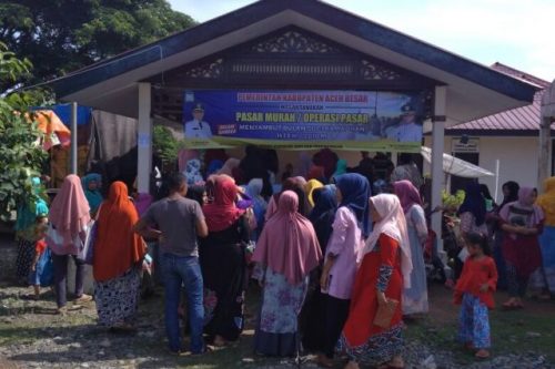 Pemkab Aceh Besar Gelar Pasar Murah di Empat Kecamatan