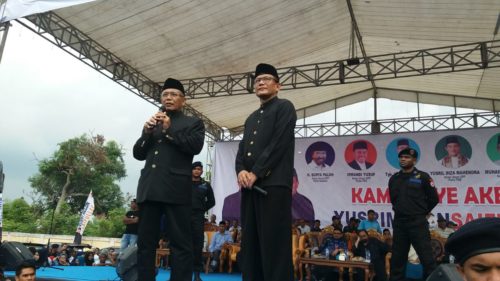 Kampanye Akbar, Ini Janji Paslon Yusri Melon-Saifullah