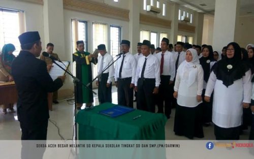 Di Aceh Besar, Ada Kepala Sekolah Disinyalir Tak Miliki Sertifikat Cakep