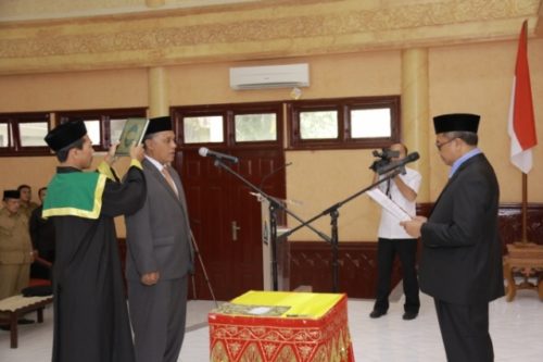 Drs Adonis Dilantik Jadi Sekda Aceh Barat