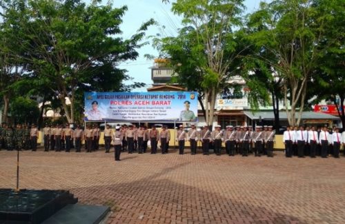 Operasi Ketupat, Polres Aceh Barat Dirikan Dua Pos di Lokasi Rawan