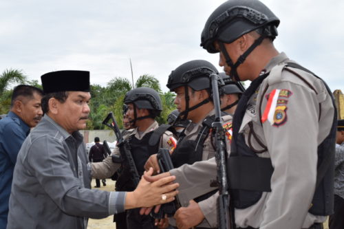 Walikota Subulussalam Lepas Keberangkatan Logistik Pilkada