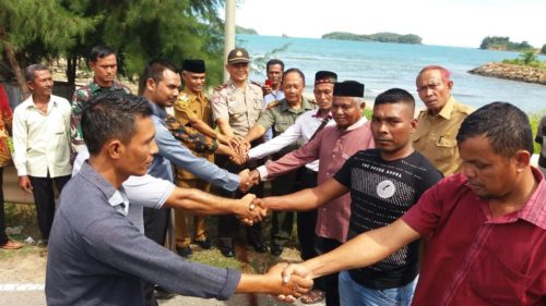 Sengketa Tapal Batas Dua Desa di Aceh Jaya Berakhir Damai