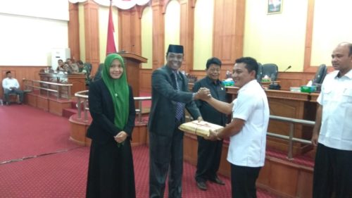 Wabup Nagan Sampaikan LKPJ Bupati Tahun 2017