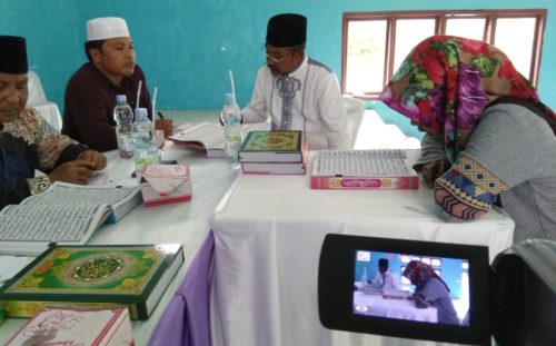 Di Singkil, Puluhan Bacaleg Pengganti Ikuti Uji Mampu Baca Alquran 