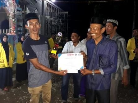 Ketua Pemuda Alue Peunawa Raih Juara I Lomba Kaligrafi