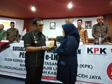 118 Pejabat Aceh Jaya Belum Laporkan Harta Kekayaan