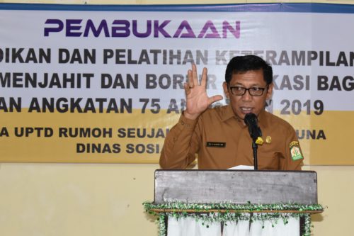 Dinsos Aceh Bekali Keterampilan untuk Remaja Putus Sekolah