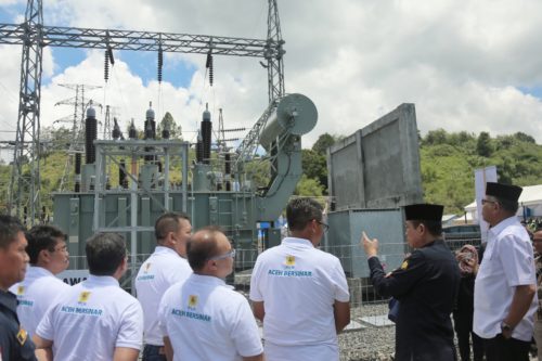 Menteri ESDM Resmikan Tiga Proyek Listrik 450 kV di Aceh 