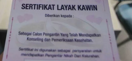 Tanpa Sertifikat Layak Kawin, Pasangan Tak Bisa Menikah