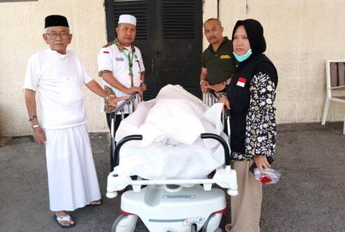 Jenazah Muhammad Umar Ardik asal Aceh Tenggah yang meninggal dunia di Mekkah