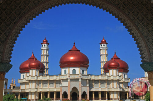 antarafoto masjid agung baitul makmur meulaboh 010218 syf