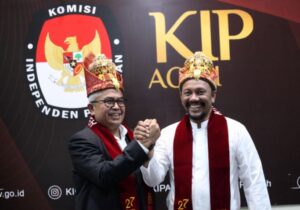 Cagub dan Cawagub Aceh Bustami Hamzah dan Fadil Rahmi