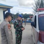 Pengamanan Keberangkatan KMP Aceh Hebat 1 Tujuan Sinabang-Calang . Foto: Polres Simeulue