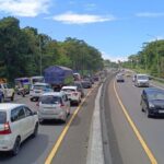 Terjadi kecelakaan beruntun di KM 97+200 Ruas Tol Cipularang arah Bandung pada pukul 09.11 WIB. Foto Dok: Jasamarga