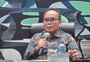 Komisioner KPAI, Kawiyan, pada acara diskusi di Gedung DPR RI, Senayan, Jakarta, Selasa (18/2/2025) (Foto: RRI/Dedi Hidayat)