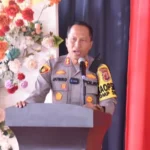 Kapolres Bireuen, AKBP Jatmiko, tengah menjadi sorotan publik setelah diperiksa oleh Polda Aceh terkait dugaan pungutan liar (pungli). Foto: (Facebook/ Bhayangkari Bireuen)