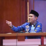 Wakil Gubernur Aceh, Fadhlullah SE, silaturahmi dengan seluruh pejabat eselon II, III, dan IV di lingkungan Pemerintah Aceh di Anjong Mon Mata, Kompleks Meuligoe Gubernur Aceh, pada Senin (17/2). Foto: Biro Adpim