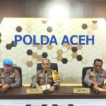 Konferensi pers kasus Kapolres Bireuen di Polda Aceh. Foto: (MTVN/Fajri Fatmawati)