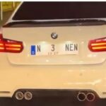 Viral mobil BMW Nopol N 3 NEN Foto: Dok. Istimewa