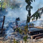 Rumah lansia di Aceh Utara ludes terbakar. Foto: Dok. Polres Lhokseumawe