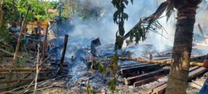 Rumah lansia di Aceh Utara ludes terbakar. Foto: Dok. Polres Lhokseumawe