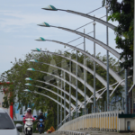 Lampu jalan di salah satu daerah di Banda Aceh. Foto: AJNN/Saifullah